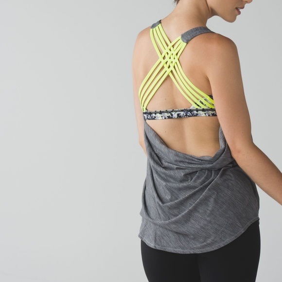 lululemon athletica Tops - Lululemon Wild Tank Heathered Slate 6